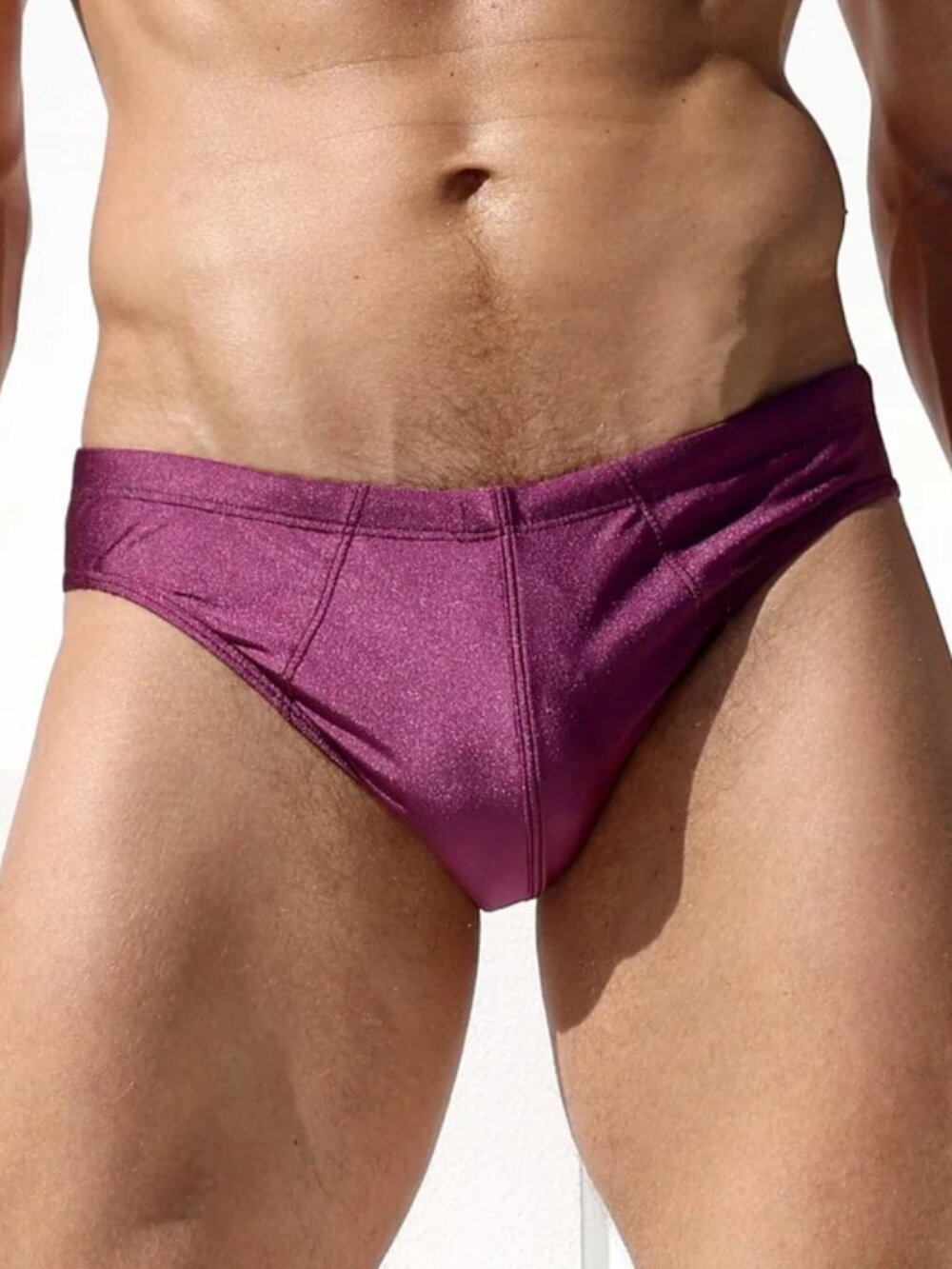 Rufskin Viggo Swim Brief - Shiny Purple - Large